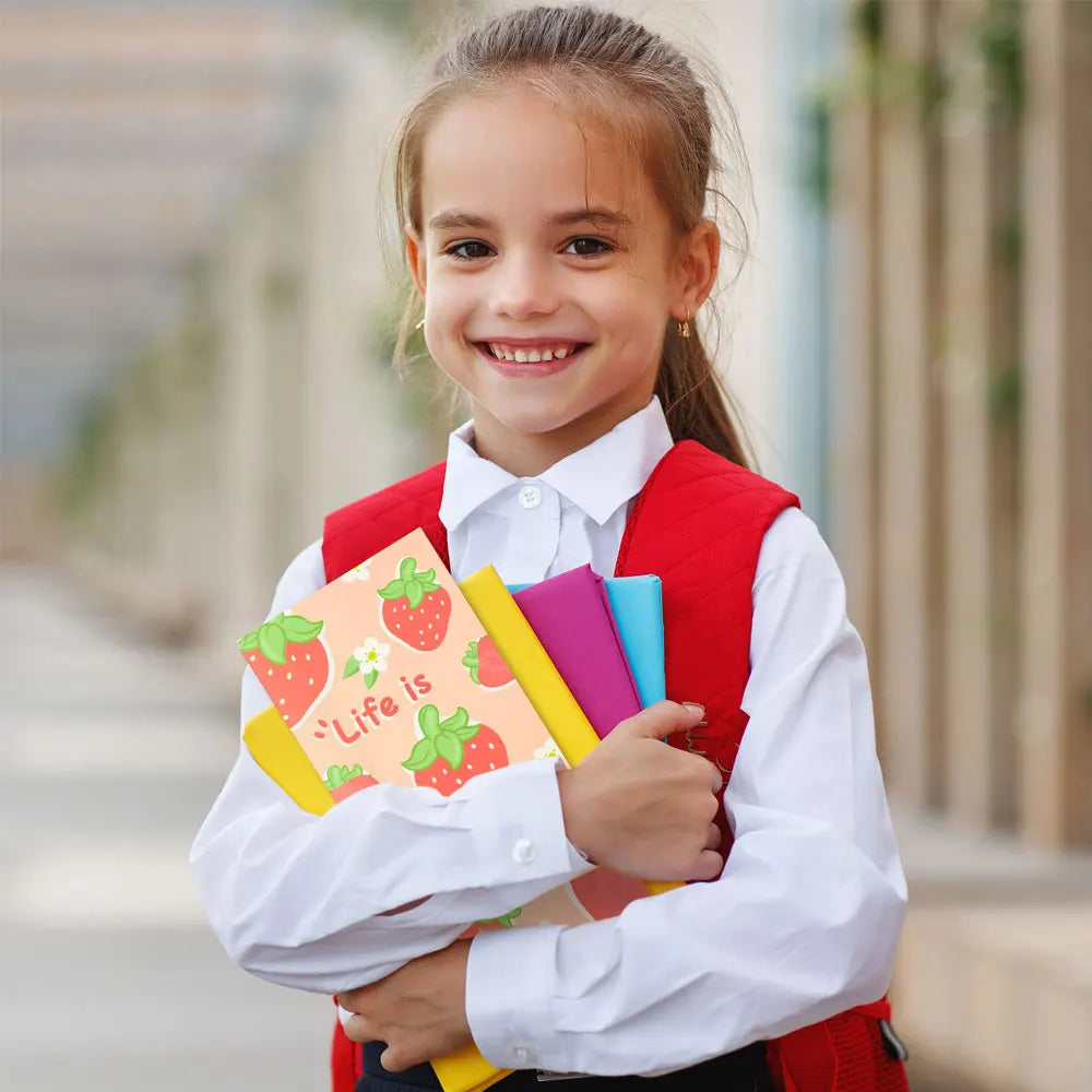 1PC cute cartoon sticky notes, strawberry series sticky notes set, handwritten self-adhesive notepad.