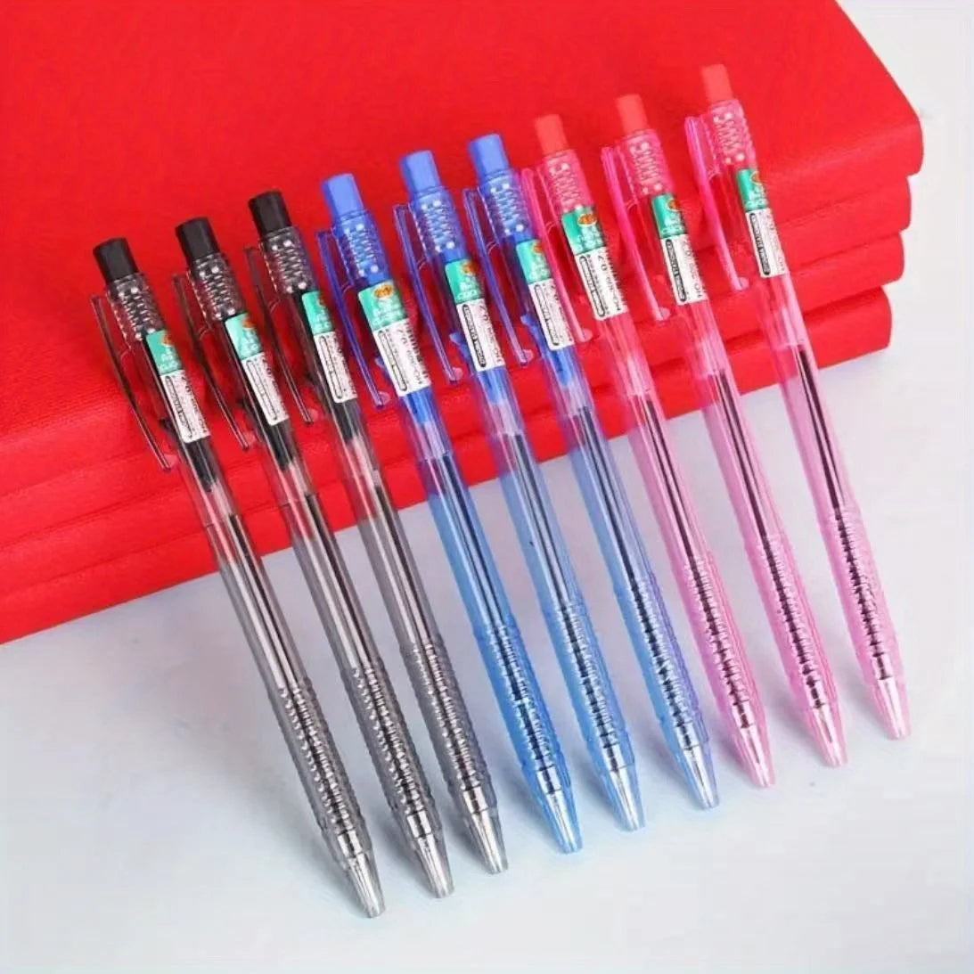 12pcs Retractable Ballpoint Pens,0.7mm Office Writing Pens,Smooth Writing,Suitable for Office and Student Writing,Christmas Gift