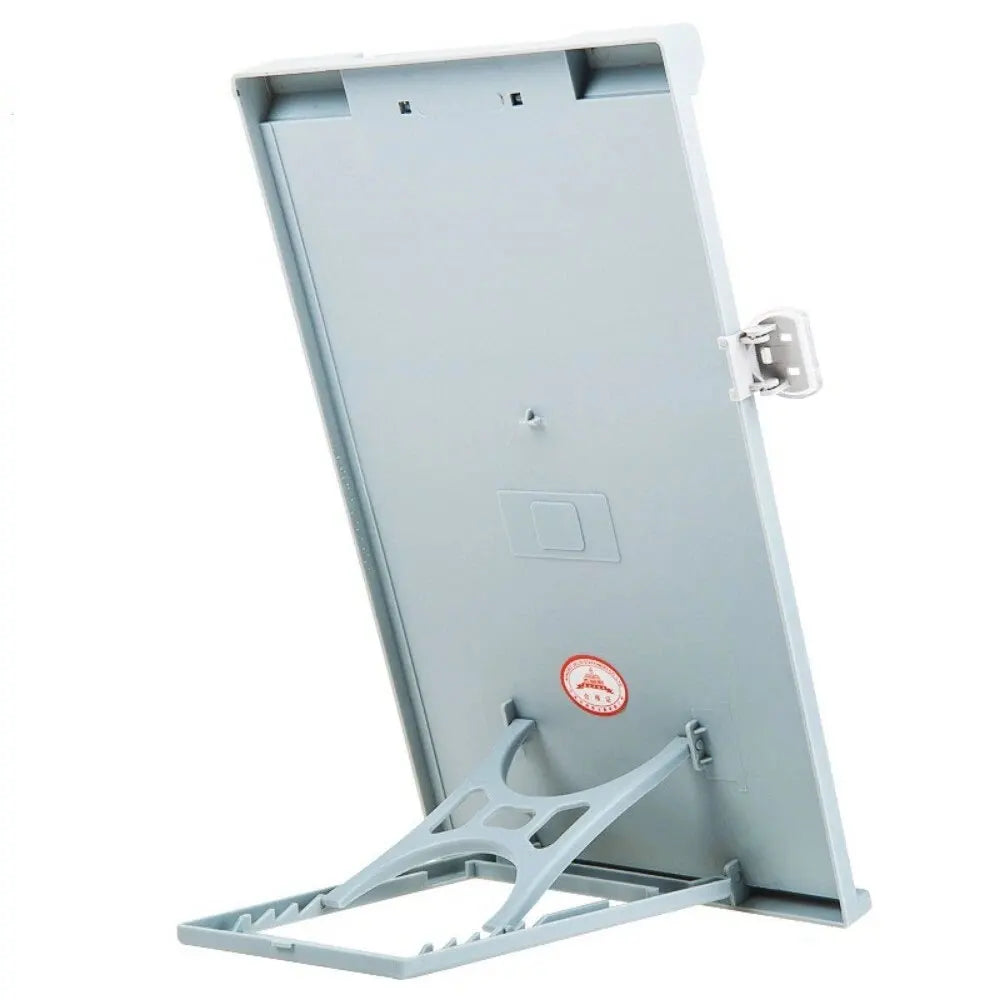 1PC gray A4 plastic document holder, desktop document holder, vertical folder, office supplies.