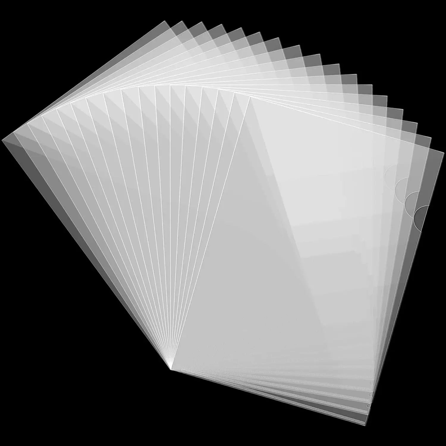 Clear Plastic Document Folders