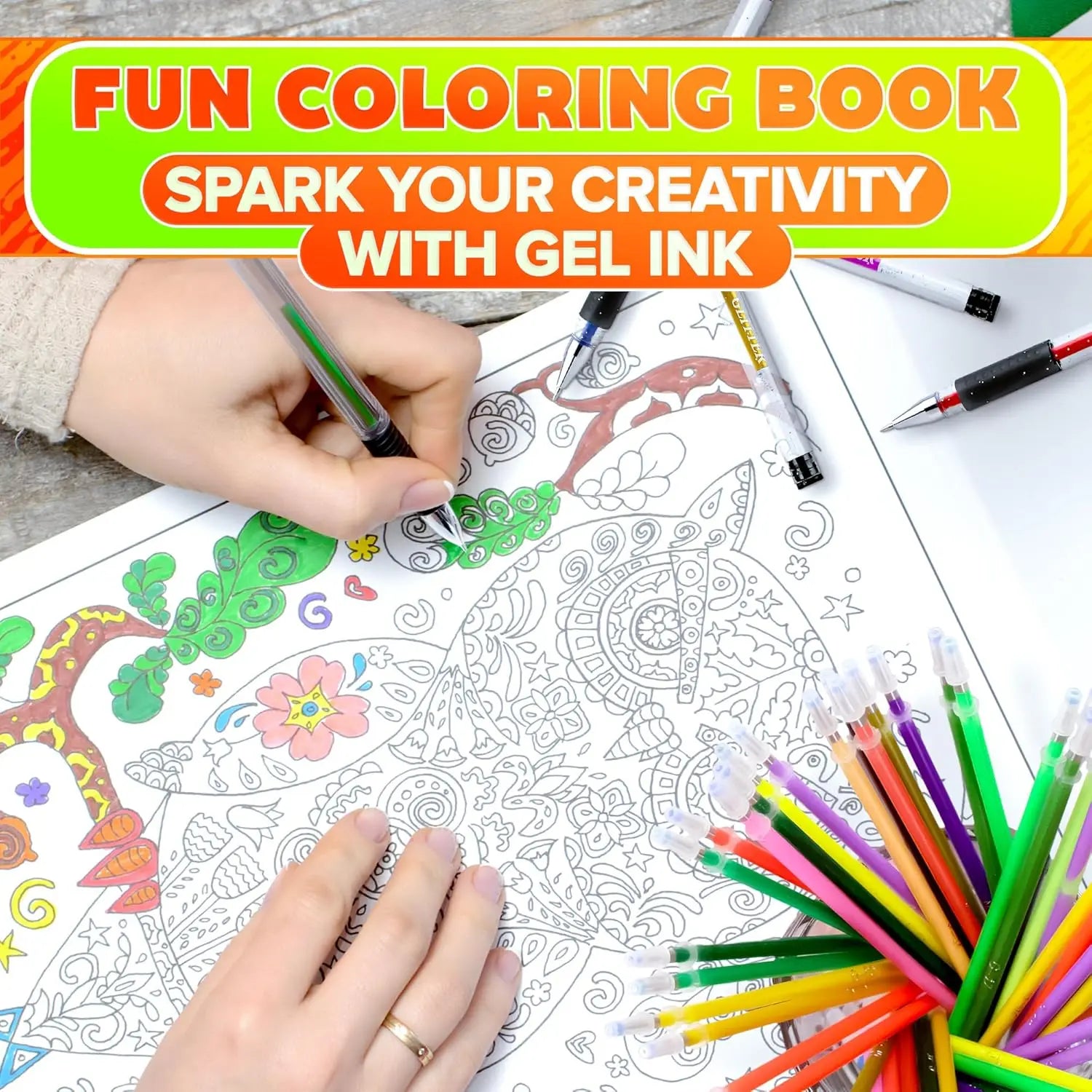 60-120pcs Glittering colored gel pen refills, 0.8mm thick line, suitable for coloring, drawing, doodling, and journaling.