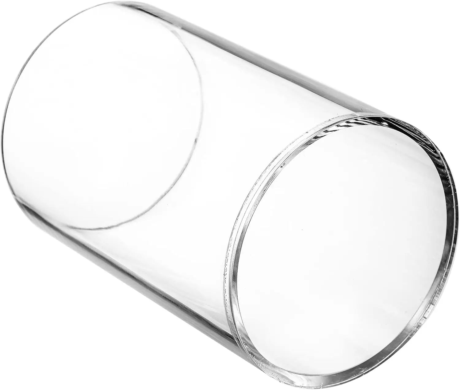 4 Pcs Acrylic Pen Holders, Clear Thick Pencil Cup, Round Makeup Brush Holder, Desktop Organizer for Office School Home Supplies