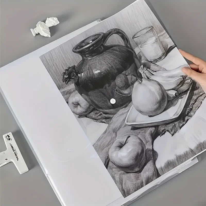 10/15/20pcs A3 Clear Document Holders with Snap Closure - Waterproof Plastic Storage Pouches for Architectural Drawings, Prints