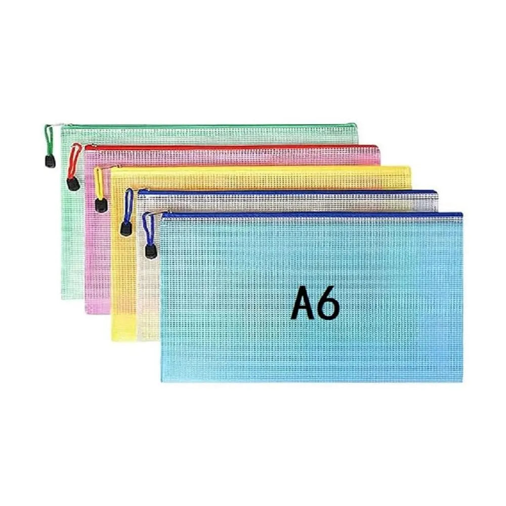 A4/A5/A6 document bags and mesh zipper document organizers are suitable for storing documents, cosmetics, travel items, etc.
