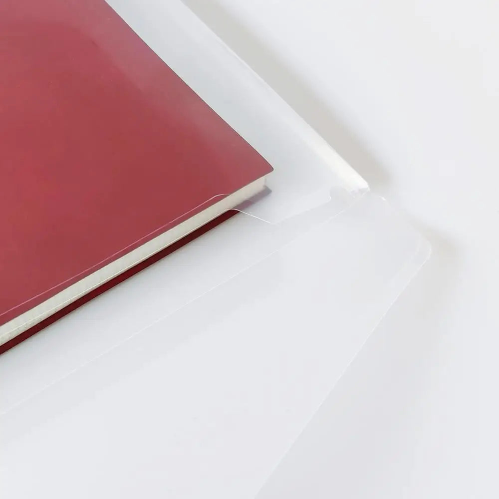 50/20/10 Packs Clear Plastic A4 File Folders with Snap Button Closure - Durable Document Suitable for Office, Home Organization