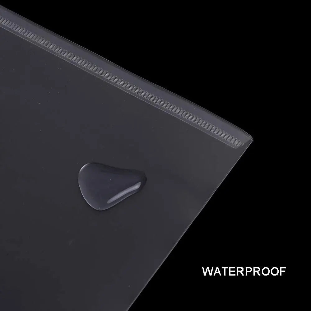 50/20/10 Packs Clear Plastic A4 File Folders with Snap Button Closure - Durable Document Suitable for Office, Home Organization