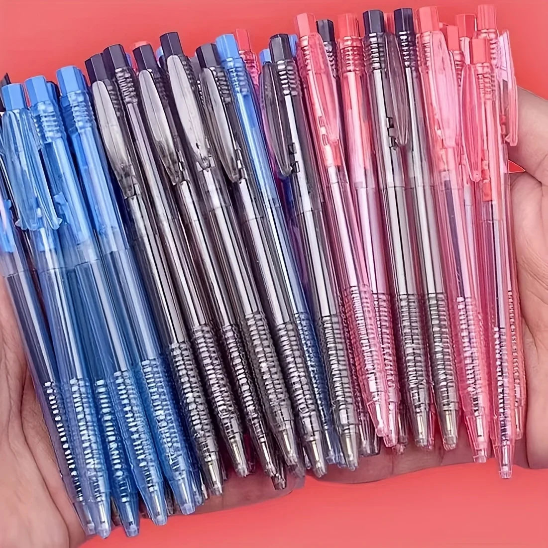 12pcs Retractable Ballpoint Pens,0.7mm Office Writing Pens,Smooth Writing,Suitable for Office and Student Writing,Christmas Gift